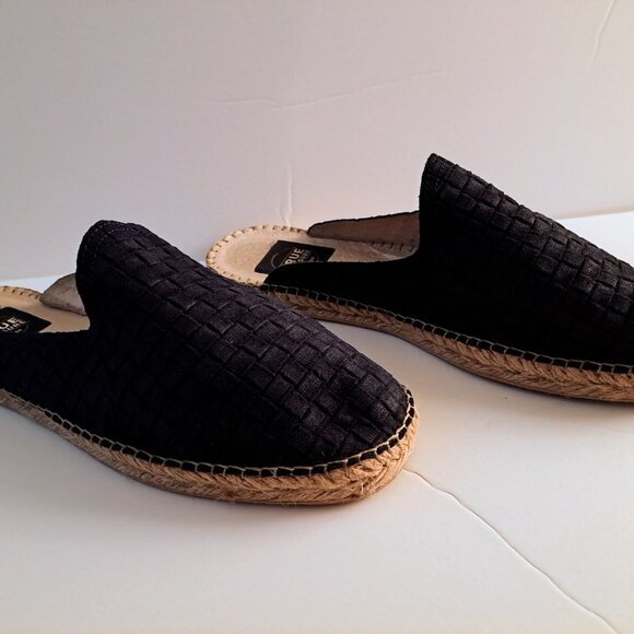 TRUE MEASURE Dark Blue Slip-On Mule Espadrilles Made in Portugal US 10 main image 4